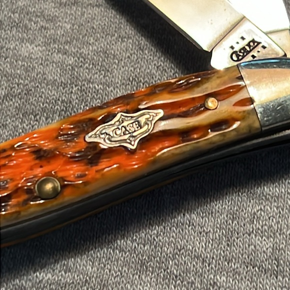 Case 6318 2003 Autumn Bone SS Stockman Knife - Picture 2 of 6